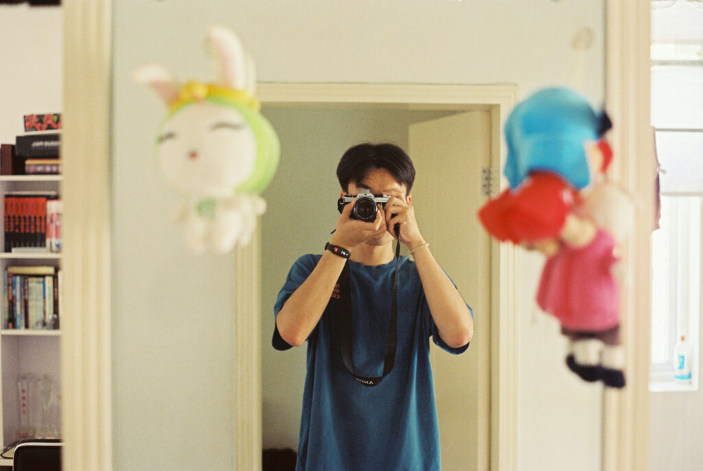 Creative mirror shot with personal elements – emotional graphic design project – Web Design, Video Editing, and Graphic Services